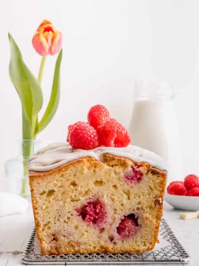 How to Make Raspberry and White Chocolate Loaf Cake