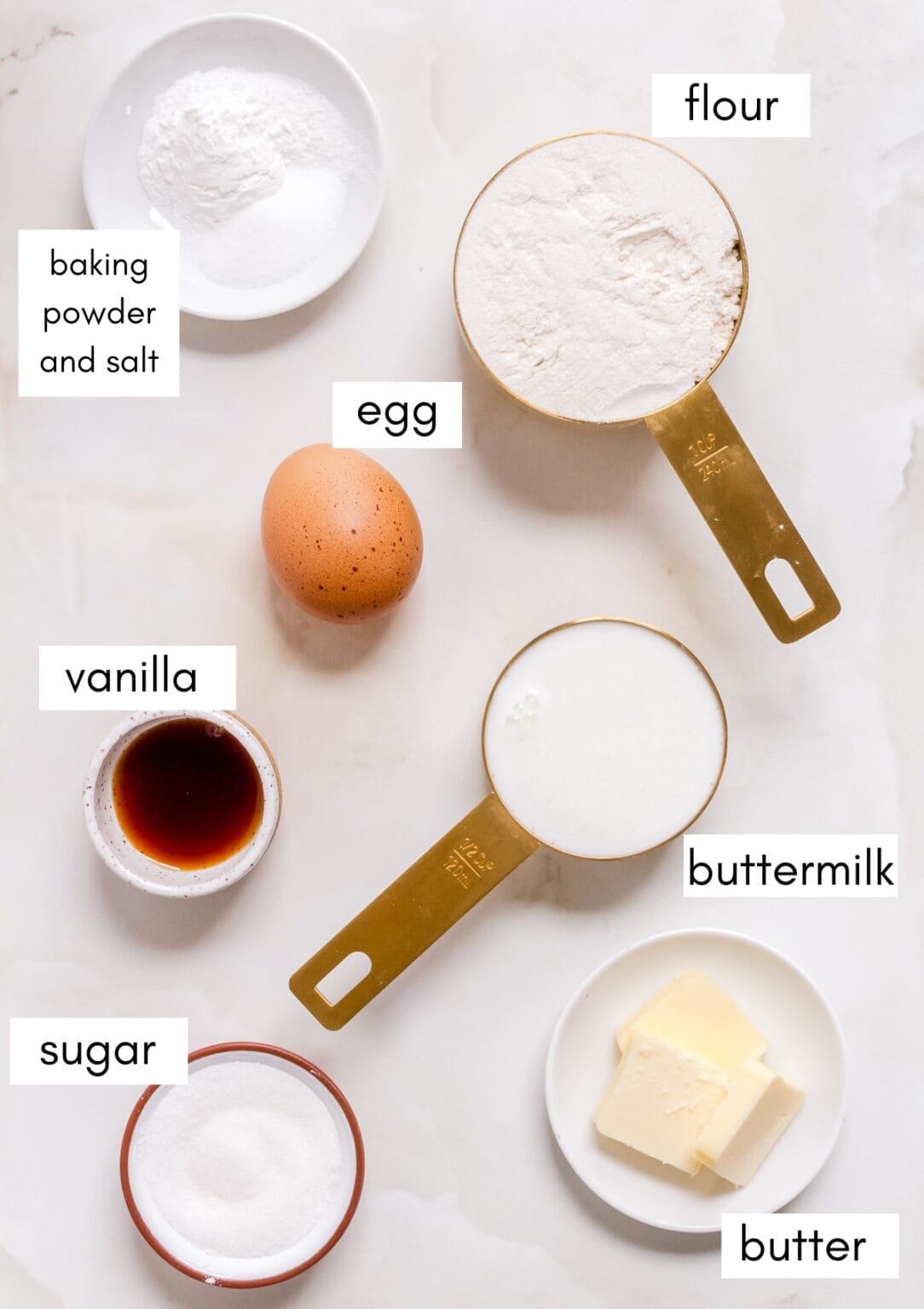 Mini Ingredients Mini Pancakes - Light, Fluffy and Homemade